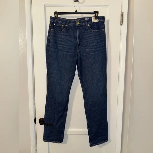 J.Crew High-rise straight jean in 1996 semi-stretch NWT SZ 31 $148 retail - Picture 5 of 9